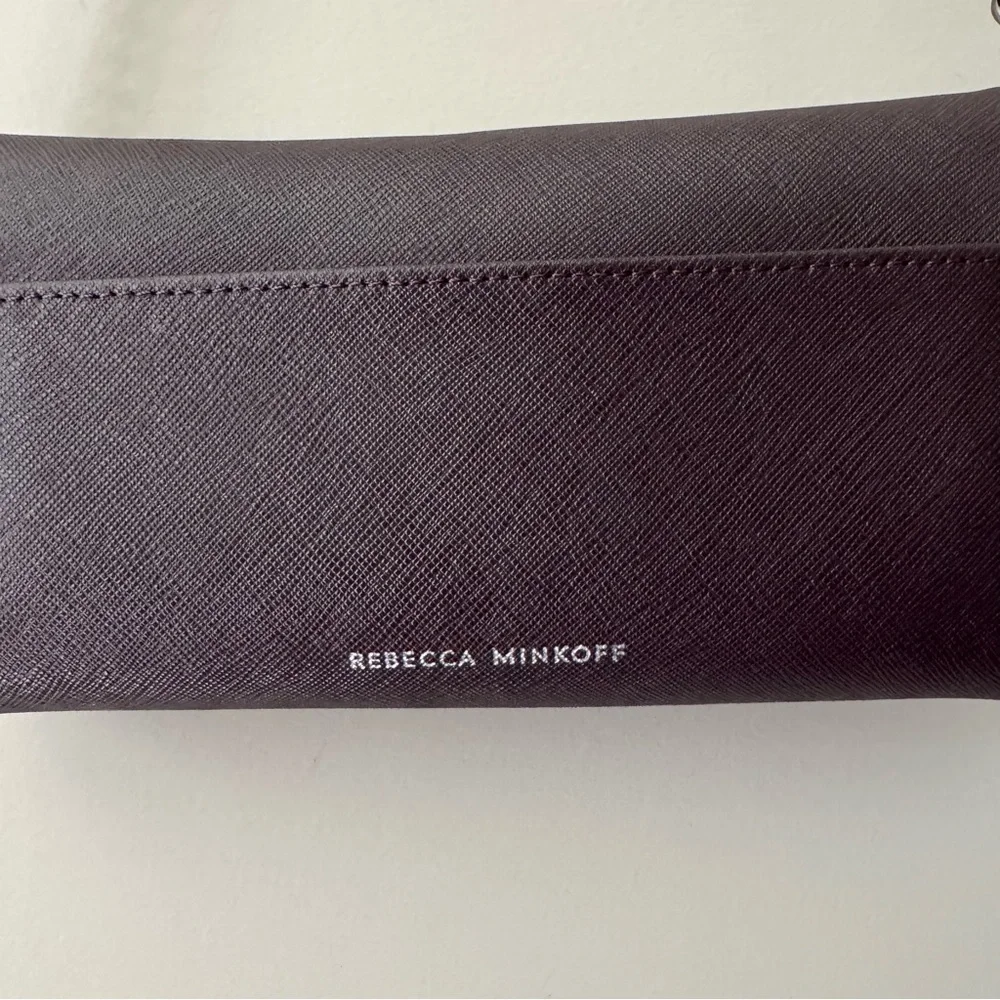 REBECCA MINKOFF CLEO WALLET ON A CHAIN CONVERTIBLE CROSSBODY CLUTCH PURSE - Picture 6 of 13